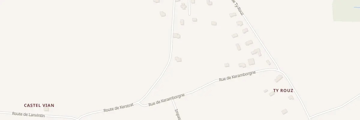 Plan du 130 Rue de Kerstrat à Trégunc