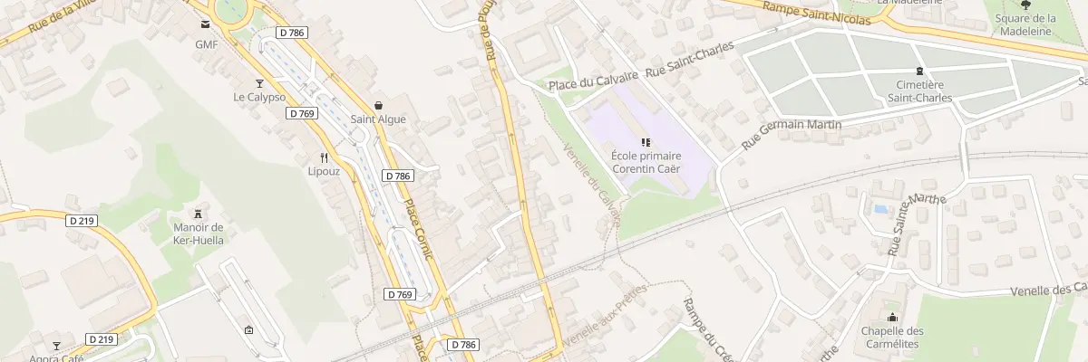 Plan du 5 Rue de ploujean à Morlaix