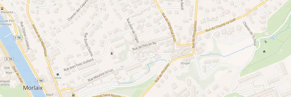 Plan du 16 Rue de Pen An Ru à Morlaix