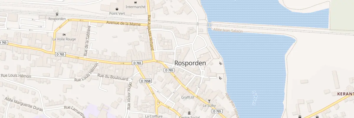 Plan du 3 Rue du Four à Rosporden