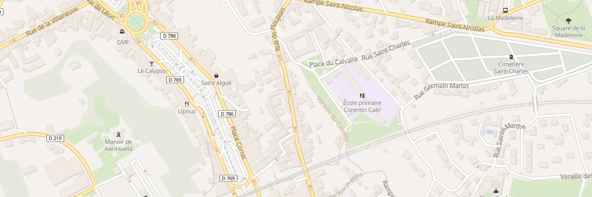 Plan du 13 Rue de ploujean à Morlaix