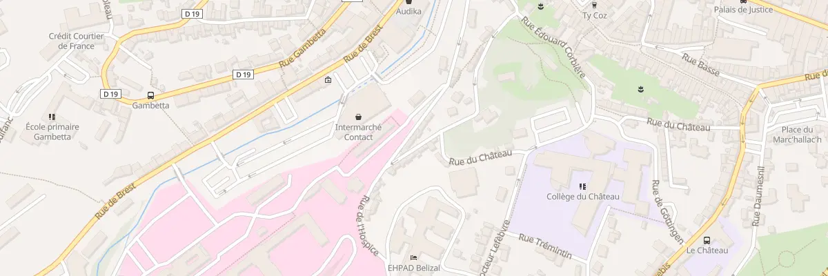 Plan du 14 Che de l’Hospice à Morlaix