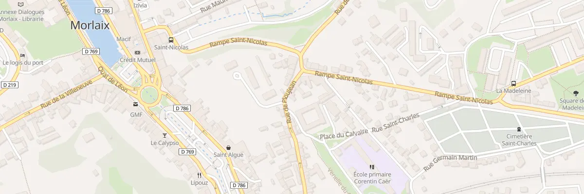 Plan du 31 Rue de ploujean à Morlaix