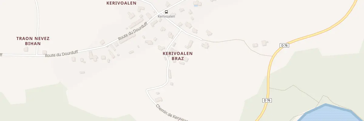 Plan du 6 Che de Keryvoalen à Plouezoc’h
