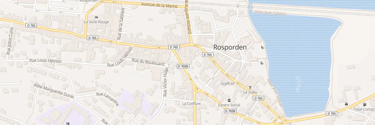 Plan du 5 Rue Louis Pasteur à Rosporden