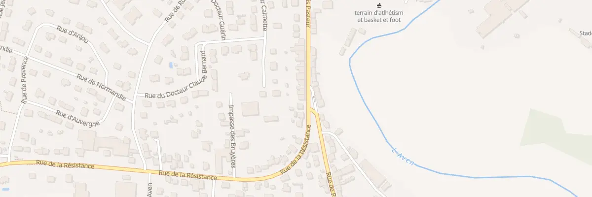 Plan du 52 Rue Louis Pasteur à Rosporden