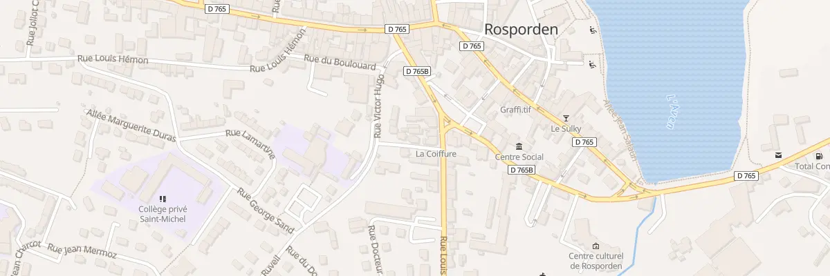 Plan du 2 Rue des Frères Rannou à Rosporden