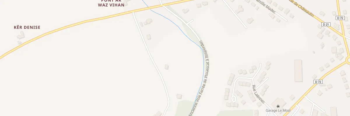Plan du 1 Kerasker à Châteauneuf-du-Faou