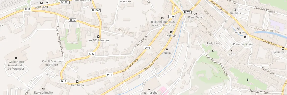 Plan du 27 Rue Gambetta à Morlaix