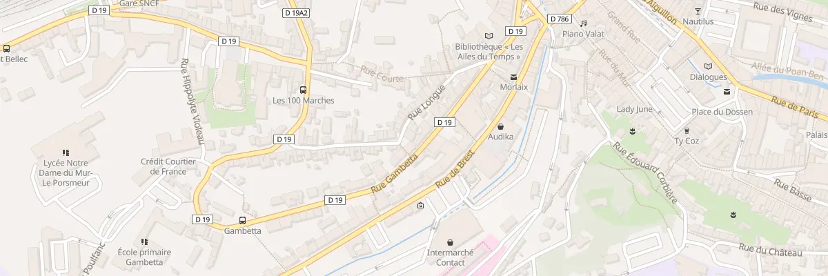 Plan du 24 Rue Longue à Morlaix