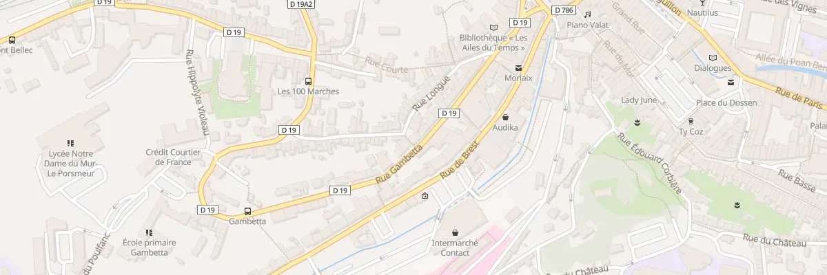 Plan du 31 Rue Gambetta à Morlaix