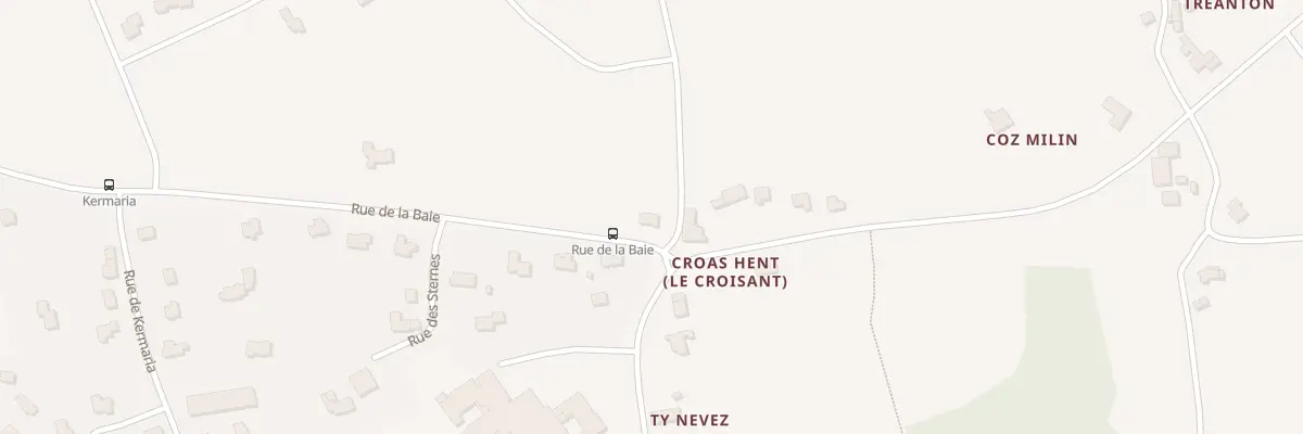 Plan du 1 Rue de la Baie à Morlaix