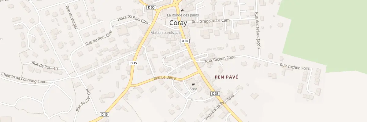 Plan du 4 Rue du Vieux Four à Coray