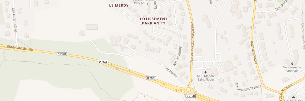 Plan du 78 Ar Merdy à Plourin-lès-Morlaix