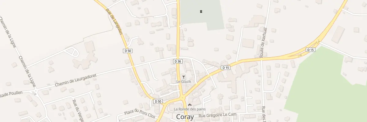 Plan du 2 Rue de Tachen Morc’h à Coray