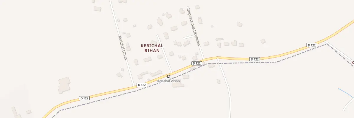 Plan du 5745 Kerichal Bihan à Melgven