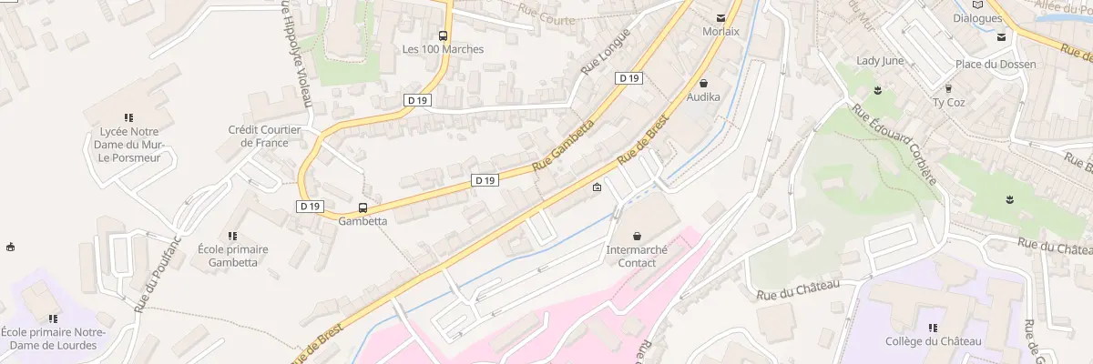 Plan du 49 Rue de Brest à Morlaix