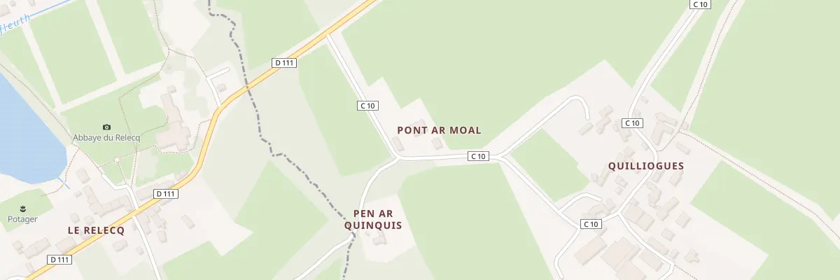 Plan du 240 Pen Ar Quinquis au Cloître-Saint-Thégonnec