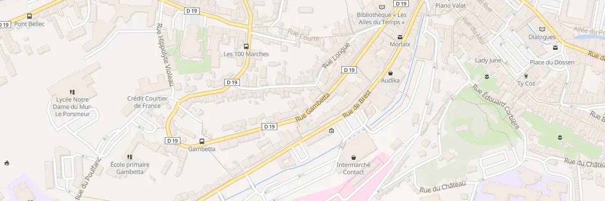 Plan du 37 Rue Gambetta à Morlaix