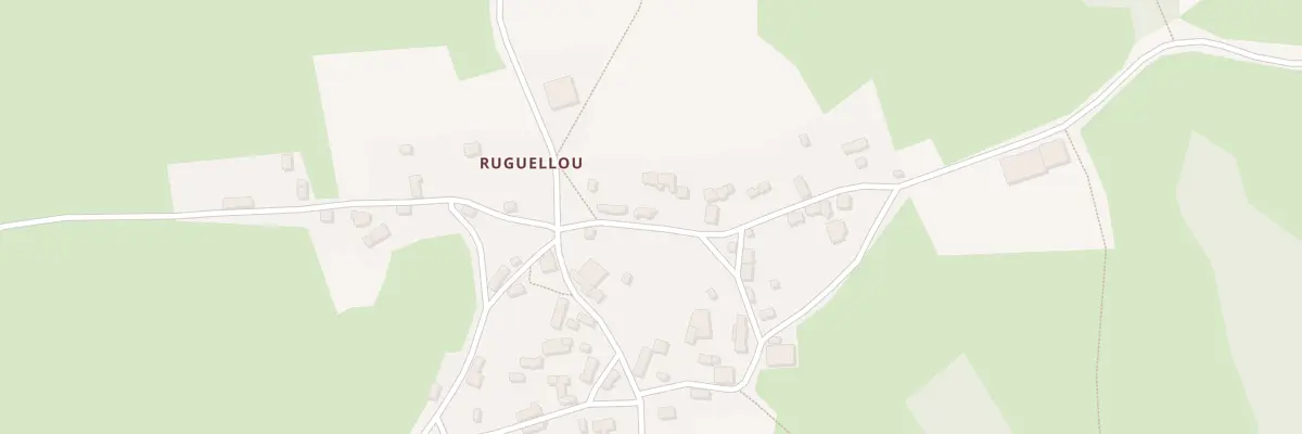 Plan du 187 Ruguellou à La Feuillée