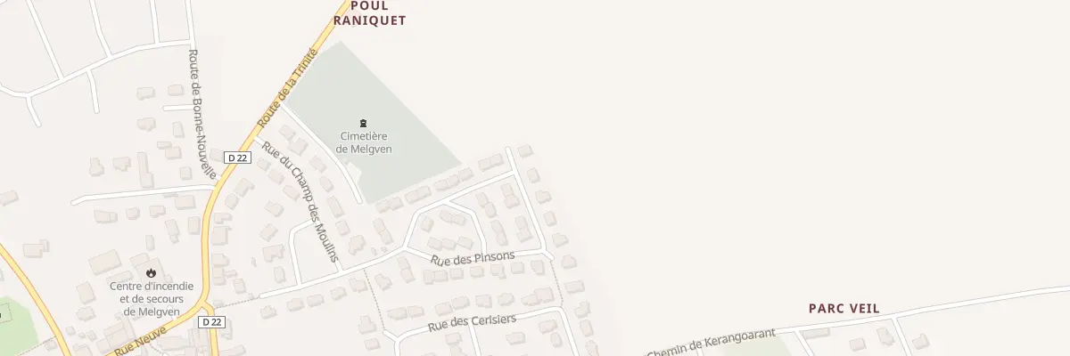 Plan du 3 Rue du Chant des Oiseaux à Melgven