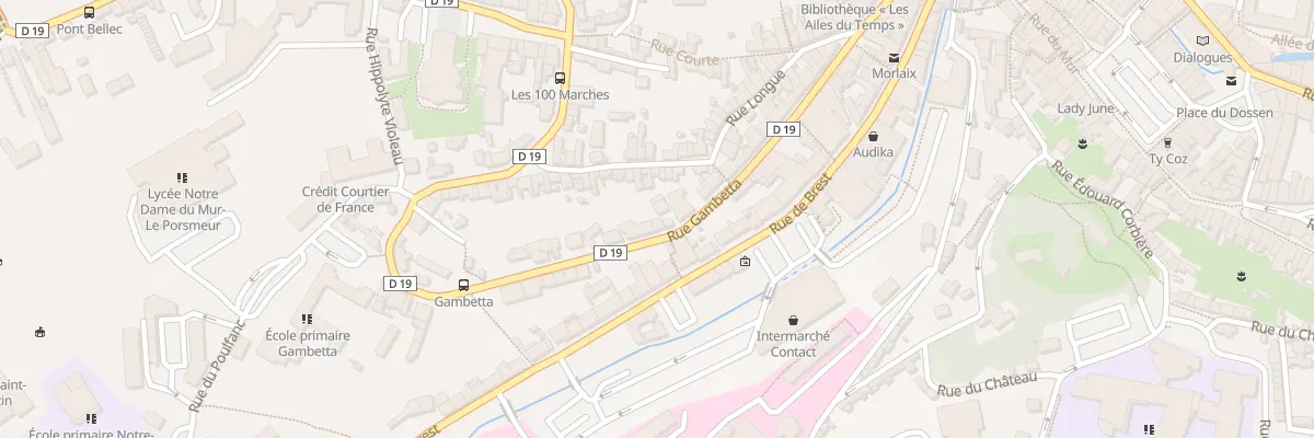 Plan du 41 Rue Gambetta à Morlaix
