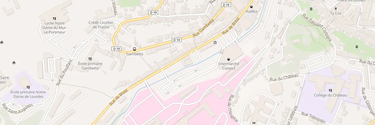 Plan du 58 Rue de Brest à Morlaix