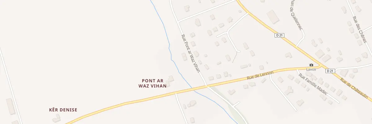 Plan du 107 Pont ar Waz Vihan à Châteauneuf-du-Faou