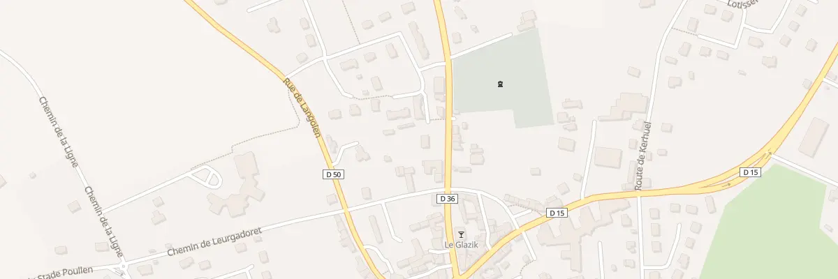 Plan du 11 Rue de Trégourez à Coray
