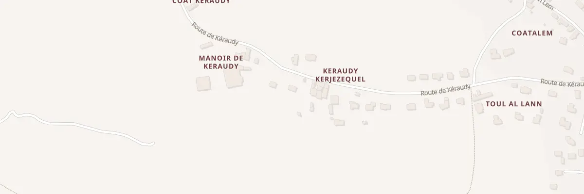 Plan du 507 Rte de Keraudy à Plouezoc’h