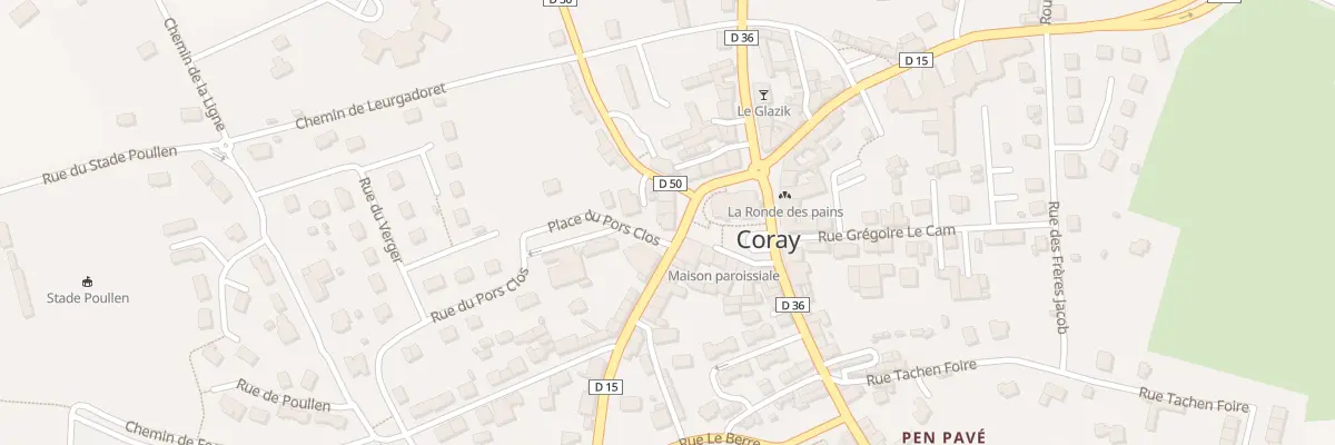 Plan du 25 Pl de l’Eglise à Coray