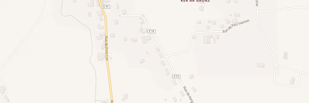 Plan du 13 Rue de Kergariou à Morlaix