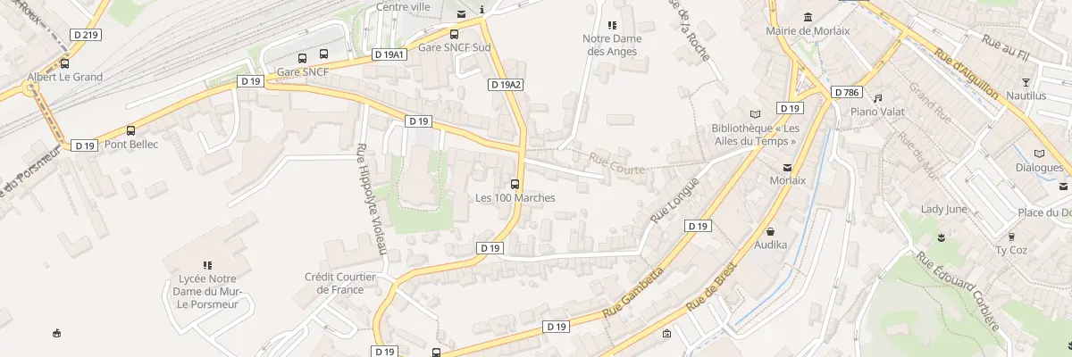 Plan du 87 Rue Gambetta à Morlaix