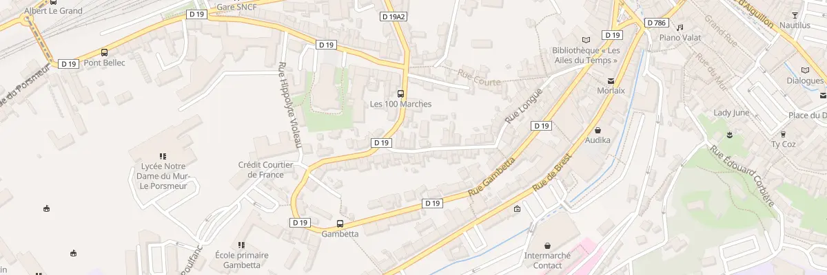 Plan du 61 Rue Longue à Morlaix