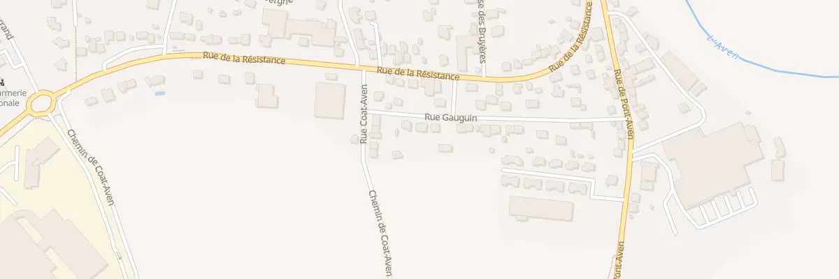 Plan du 27 Rue Gauguin à Rosporden