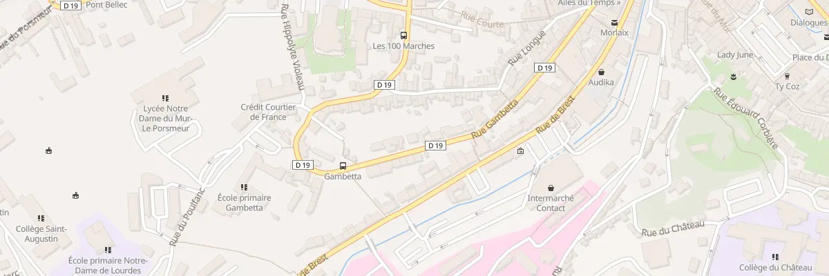 Plan du 47 Rue Gambetta à Morlaix