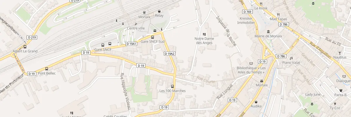 Plan du 95 Rue Gambetta à Morlaix
