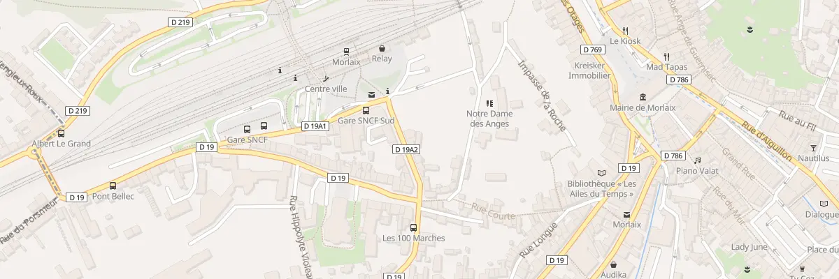 Plan du 97B Rue Gambetta à Morlaix