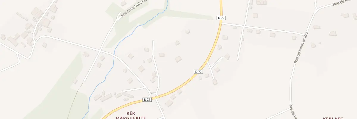 Plan du 1 Kêr Marguerite à Châteauneuf-du-Faou