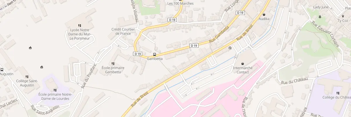 Plan du 42 Rue Gambetta à Morlaix