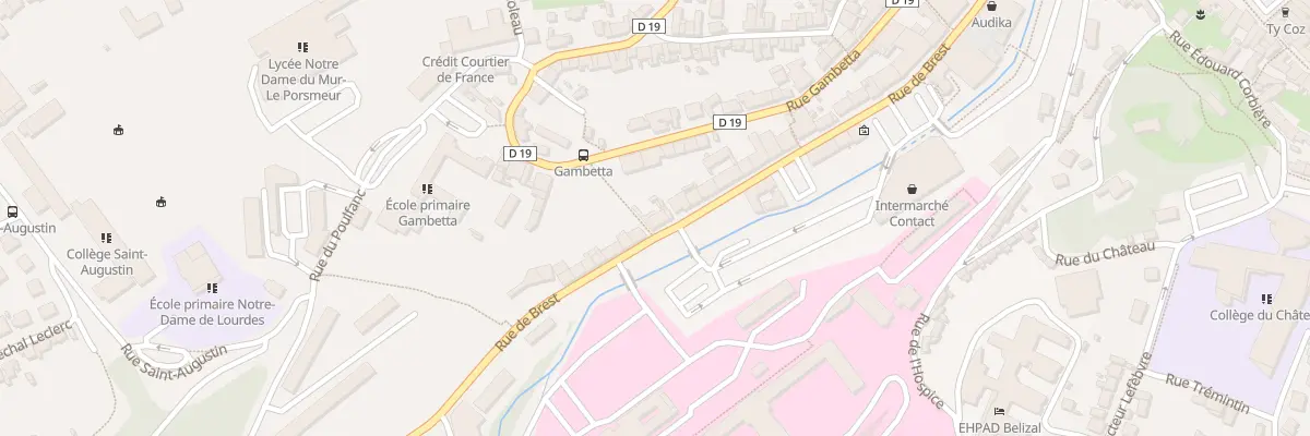 Plan du 69 Rue de Brest à Morlaix