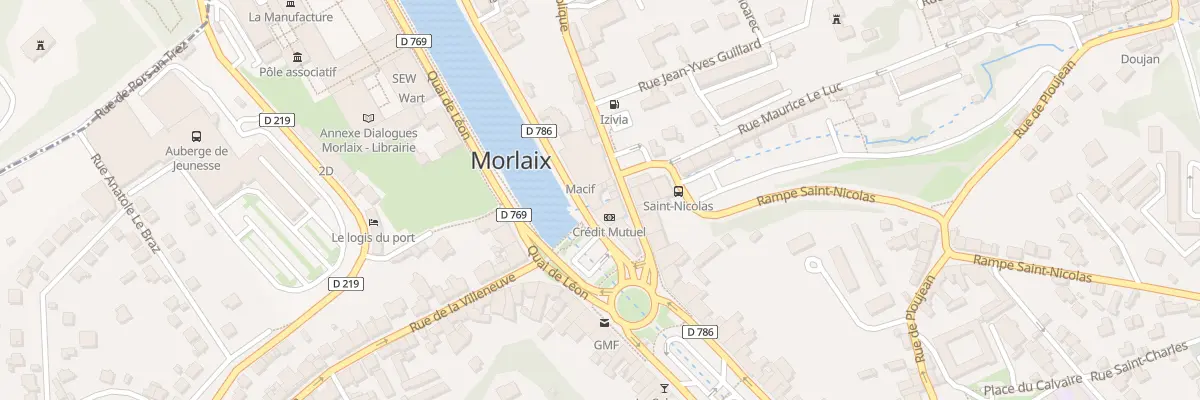 Plan du 4 Quai de Tréguier à Morlaix