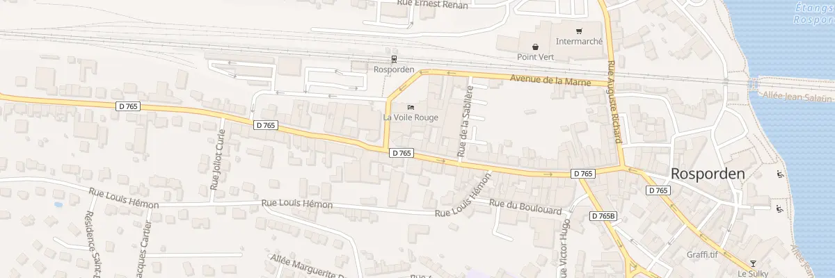 Plan du 44 Rue Nationale à Rosporden