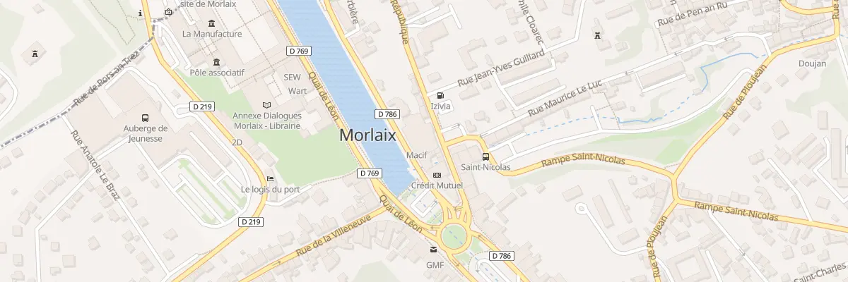 Plan du 7 Quai de Tréguier à Morlaix