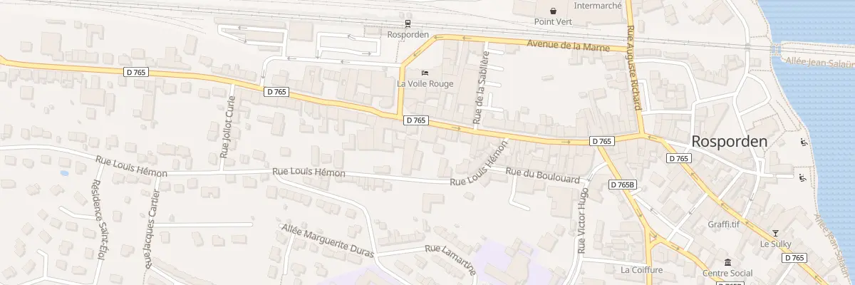 Plan du 43 Rue Nationale à Rosporden