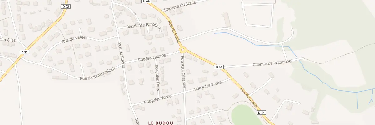 Plan du 20 Rue du Stade à Melgven