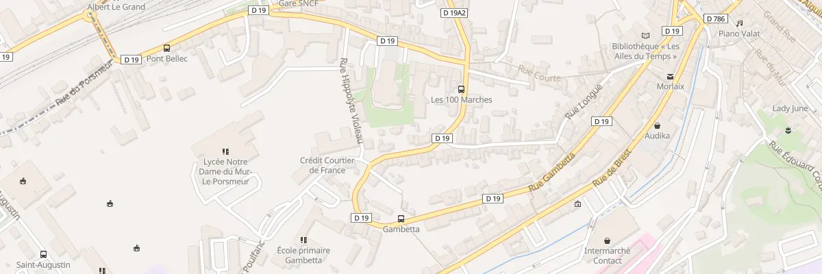 Plan du 64 Rue Gambetta à Morlaix