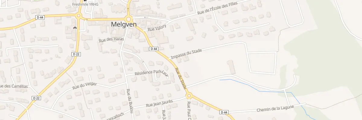 Plan du 11 Rue du Stade à Melgven