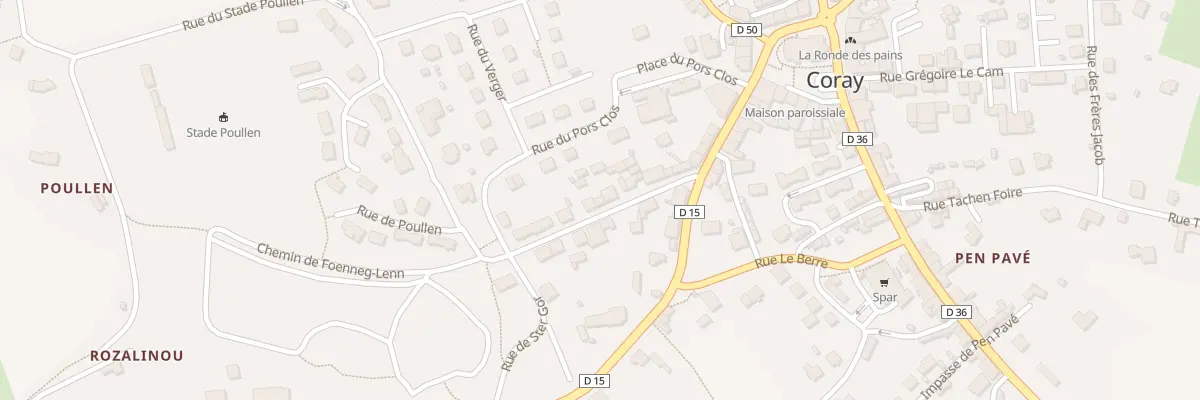 Plan du 12 Rue de la Gare à Coray