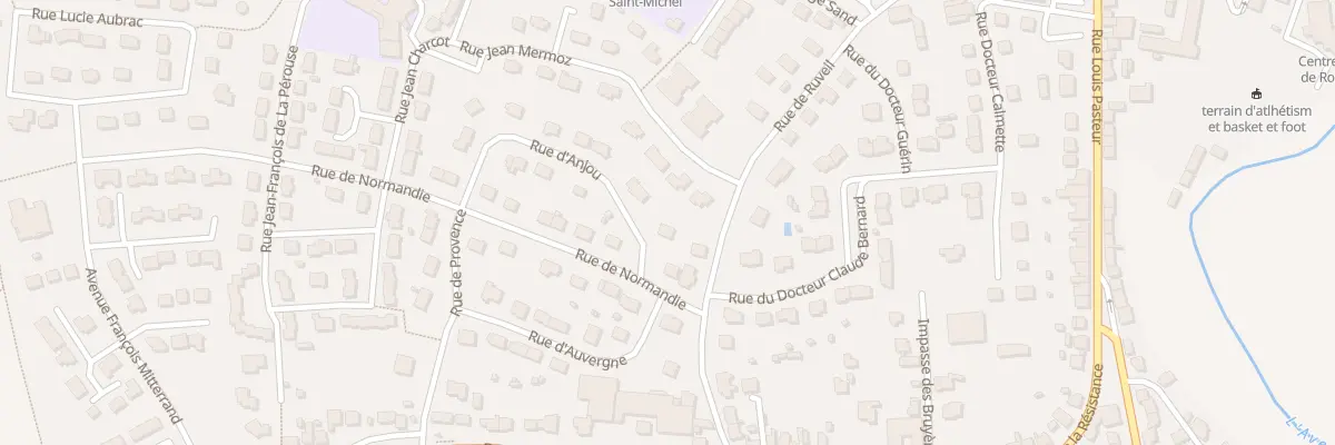 Plan du 17 Rue d’Anjou à Rosporden